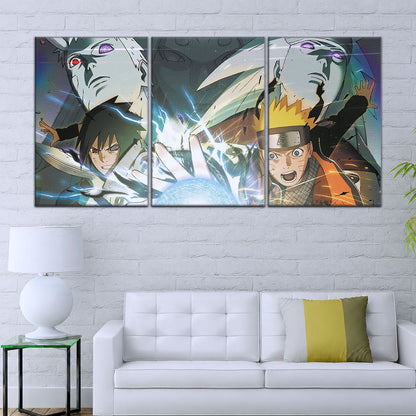Naruto Canvas Wall Art - NA5021 - Naruto Uzumaki - Sasuke Uchiha - Obito - Madara