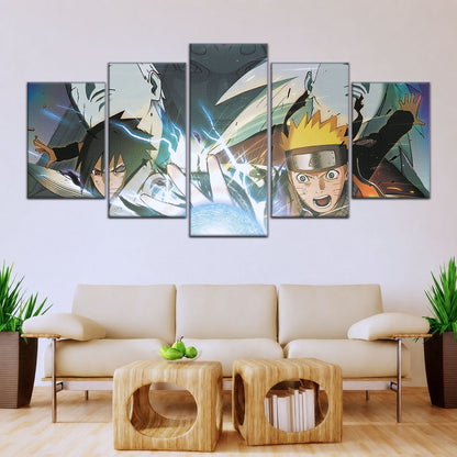 Naruto Canvas Wall Art - NA5021 - Naruto Uzumaki - Sasuke Uchiha - Obito - Madara