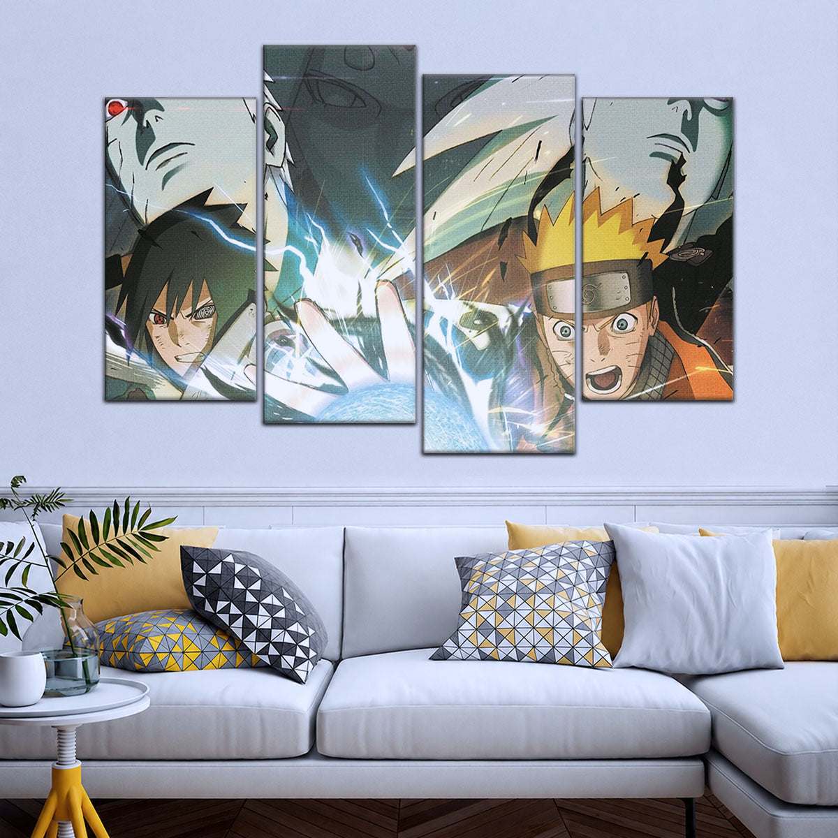 Naruto Canvas Wall Art - NA5021 - Naruto Uzumaki - Sasuke Uchiha - Obito - Madara
