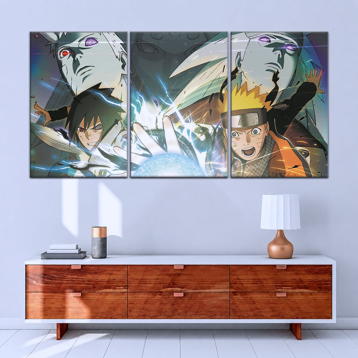 Naruto Canvas Wall Art - NA5021 - Naruto Uzumaki - Sasuke Uchiha - Obito - Madara