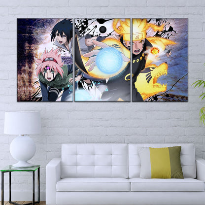 Naruto Canvas Wall Art - NA5022 - Sakura Haruno - Naruto Uzumaki - Sasuke Uchiha