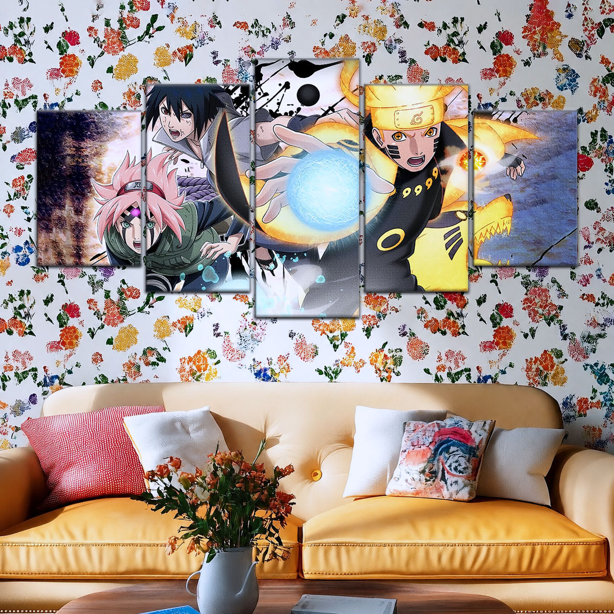 Naruto Canvas Wall Art - NA5022 - Sakura Haruno - Naruto Uzumaki - Sasuke Uchiha