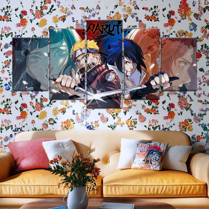 Naruto Canvas Wall Art - NA5024 - Sakura - Hinata - Naruto - Sasuke