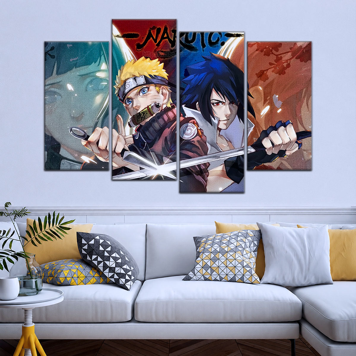 Naruto Canvas Wall Art - NA5024 - Sakura - Hinata - Naruto - Sasuke