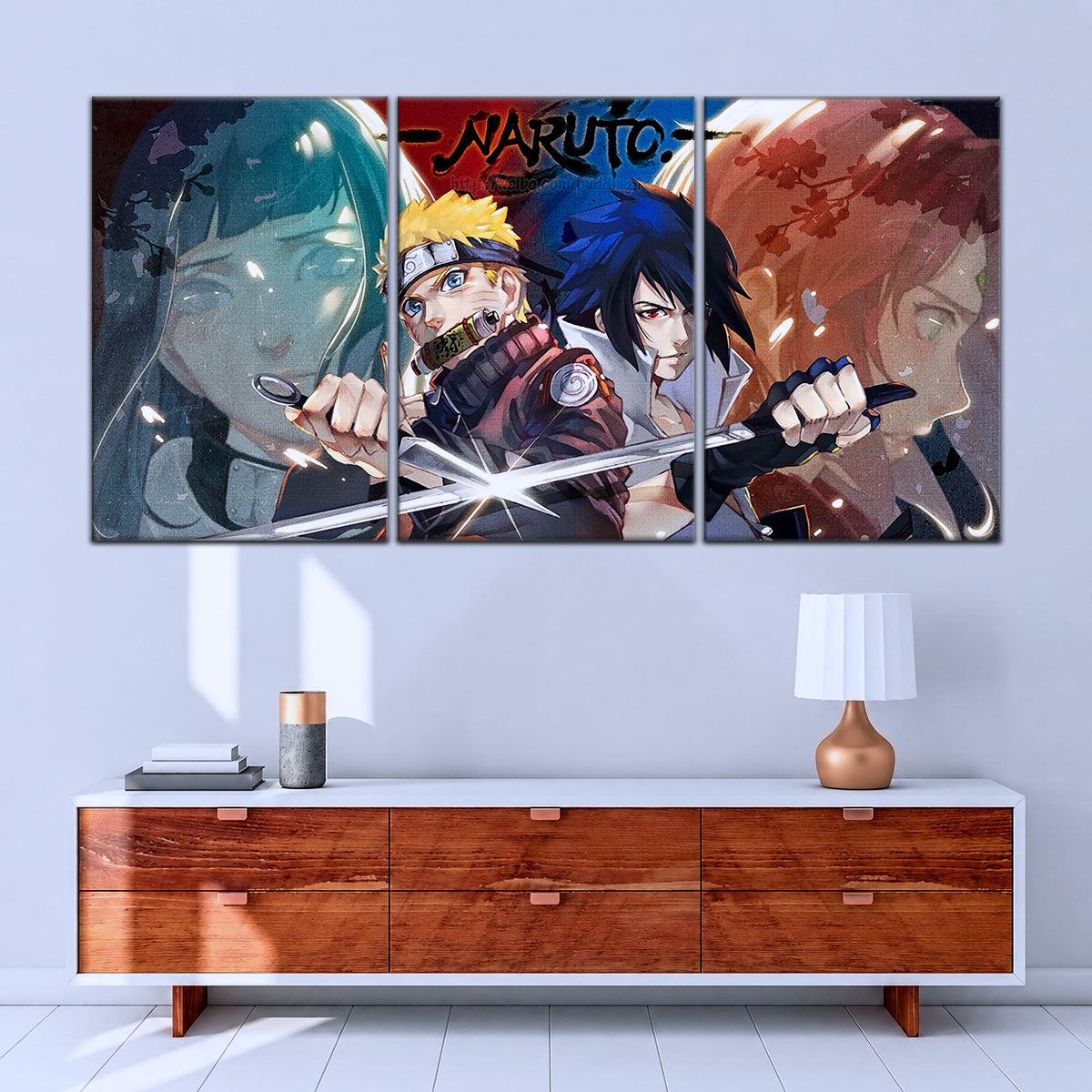 Naruto Canvas Wall Art - NA5024 - Sakura - Hinata - Naruto - Sasuke