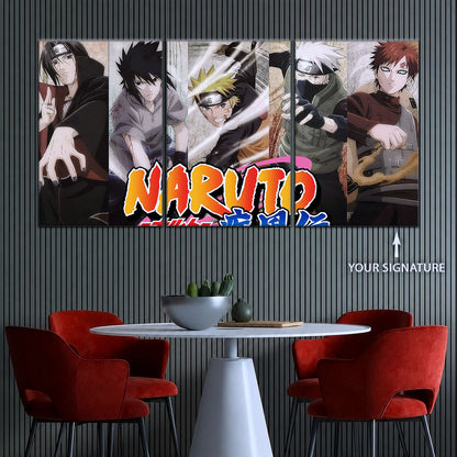 Naruto Canvas Wall Art - NA5027 - Naruto - Sasuke - Kakashi - Itachi