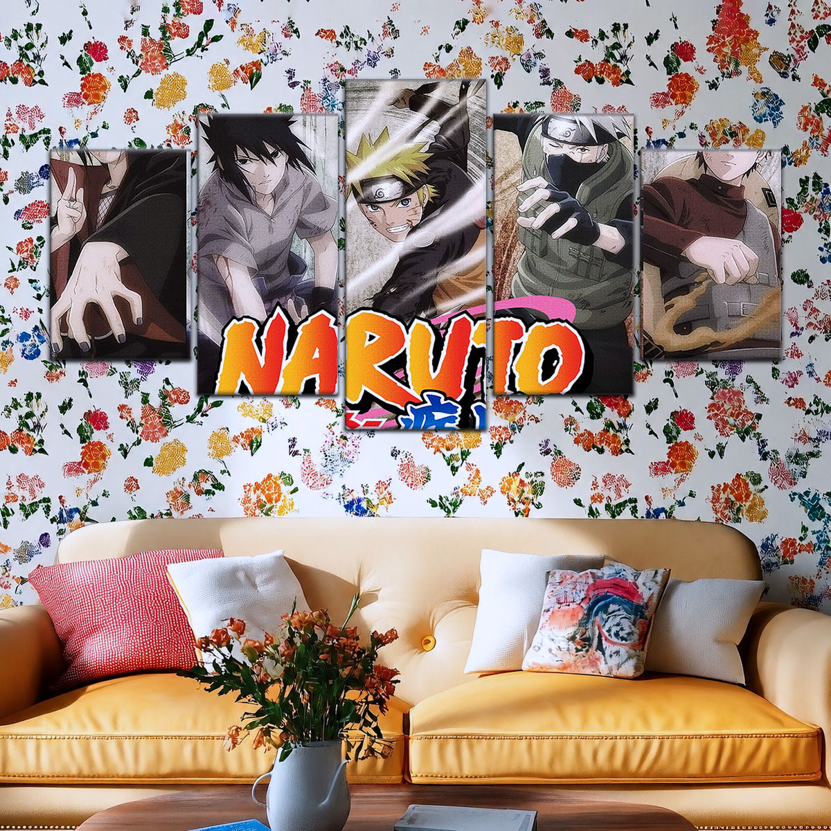 Naruto Canvas Wall Art - NA5027 - Naruto - Sasuke - Kakashi - Itachi