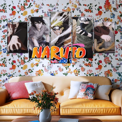 Naruto Canvas Wall Art - NA5027 - Naruto - Sasuke - Kakashi - Itachi