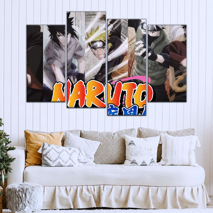 Naruto Canvas Wall Art - NA5027 - Naruto - Sasuke - Kakashi - Itachi