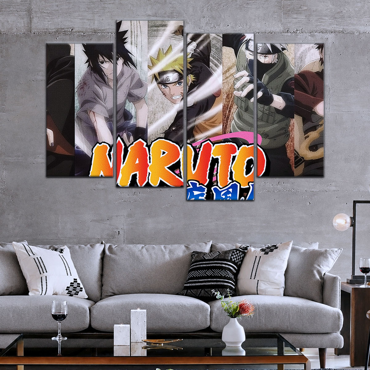 Naruto Canvas Wall Art - NA5027 - Naruto - Sasuke - Kakashi - Itachi