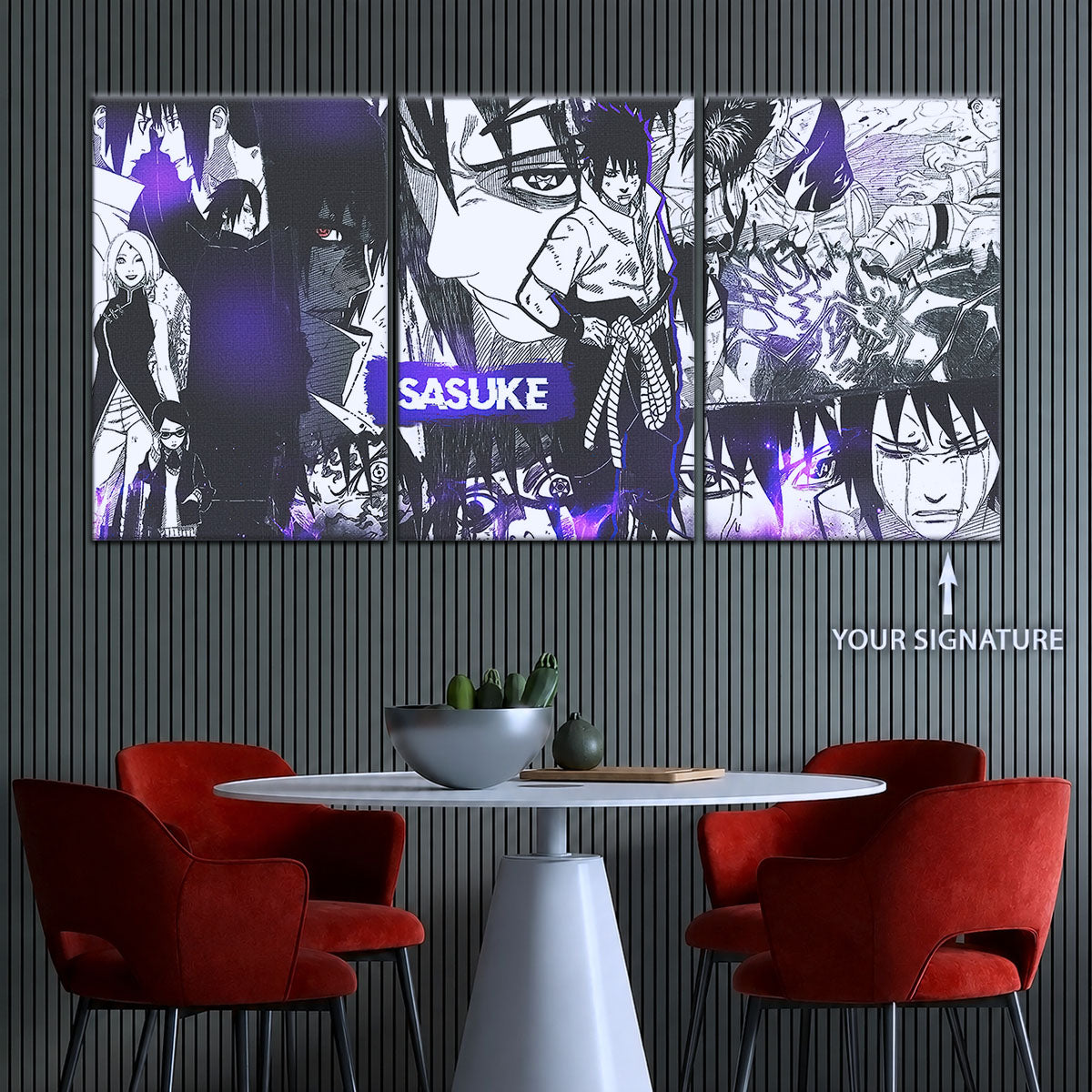 Naruto Canvas Wall Art - NA5045 - Sasuke Uchiha