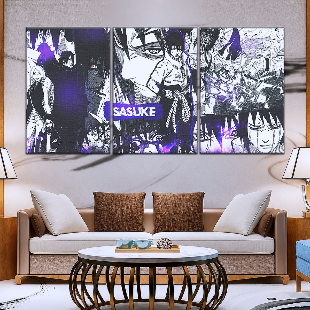 Naruto Canvas Wall Art - NA5045 - Sasuke Uchiha