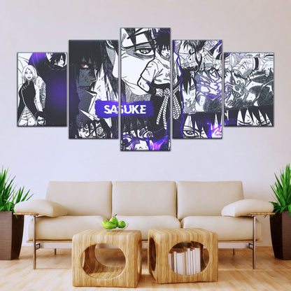 Naruto Canvas Wall Art - NA5045 - Sasuke Uchiha