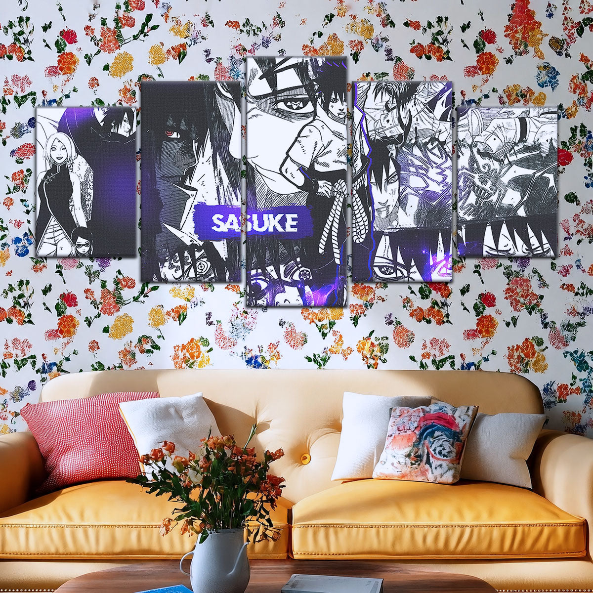 Naruto Canvas Wall Art - NA5045 - Sasuke Uchiha