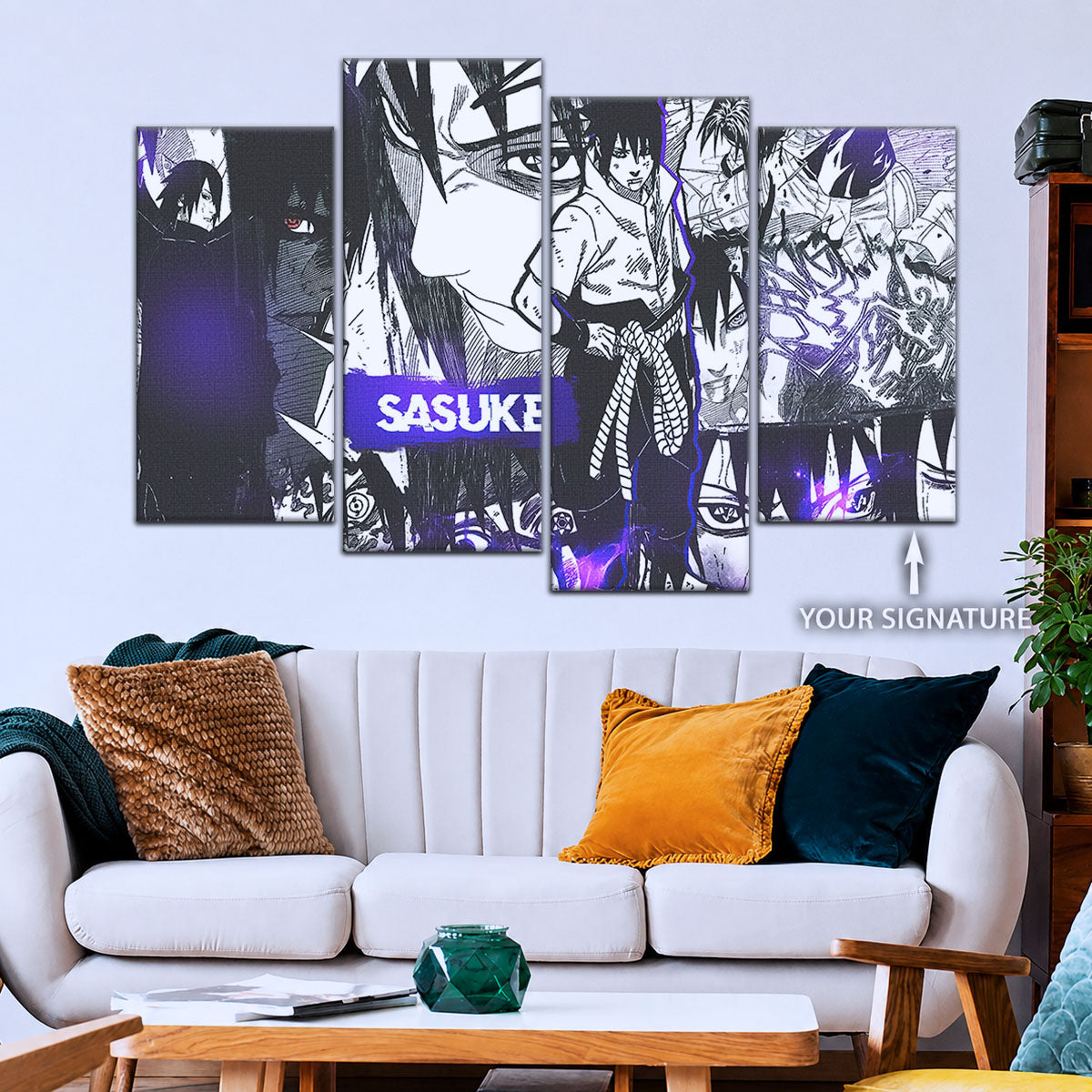 Naruto Canvas Wall Art - NA5045 - Sasuke Uchiha
