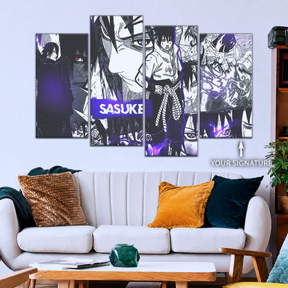 Naruto Canvas Wall Art - NA5045 - Sasuke Uchiha