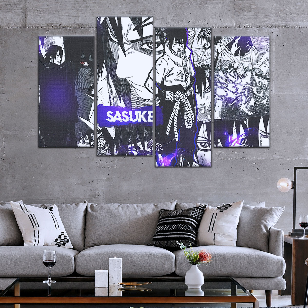 Naruto Canvas Wall Art - NA5045 - Sasuke Uchiha