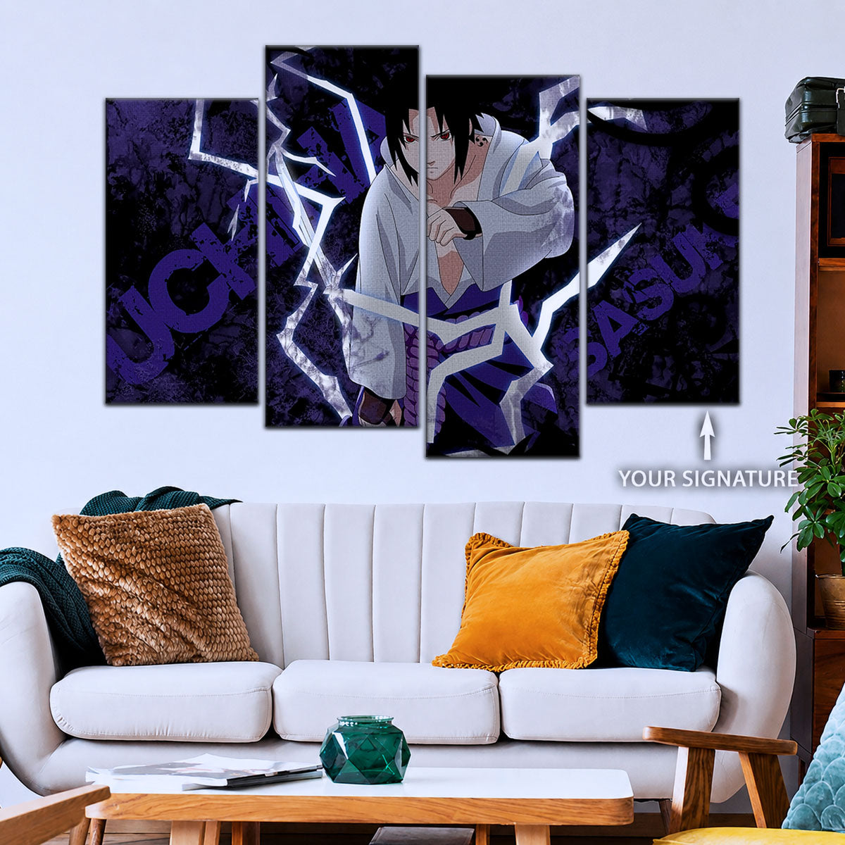 Naruto Canvas Wall Art - NA5047 - Sasuke Uchiha