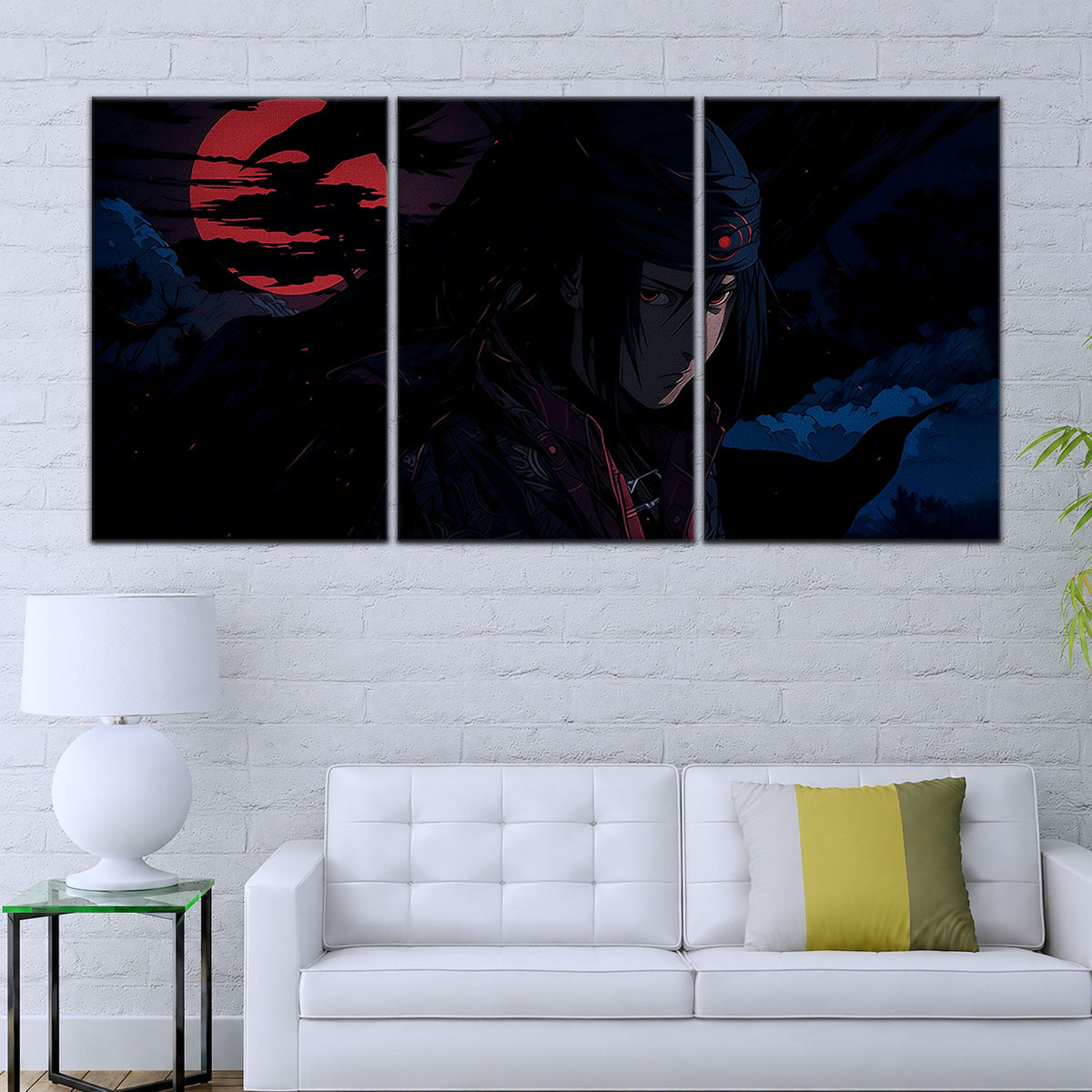 Naruto Canvas Wall Art - NA5049 - Sasuke Uchiha Nightfall