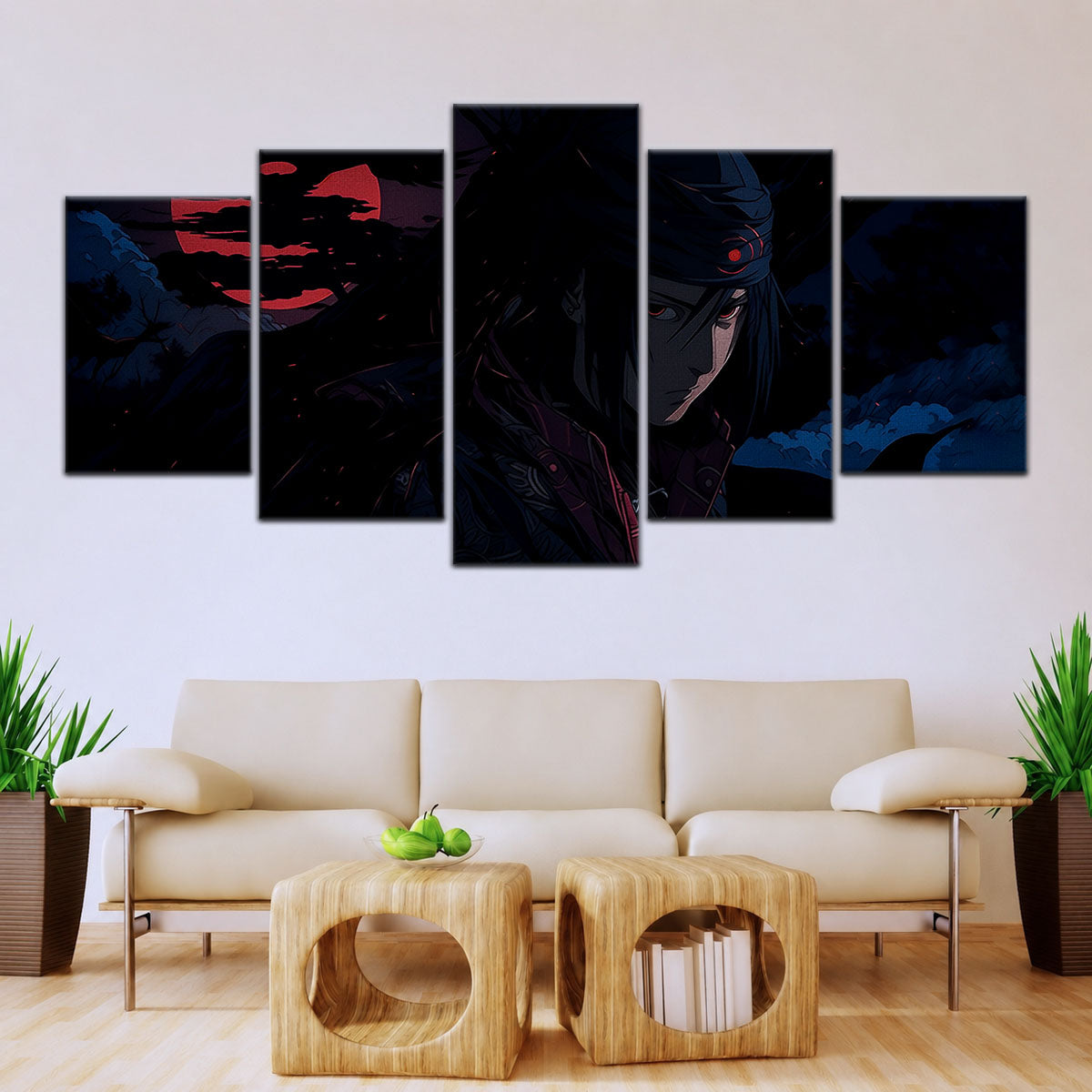 Naruto Canvas Wall Art - NA5049 - Sasuke Uchiha Nightfall