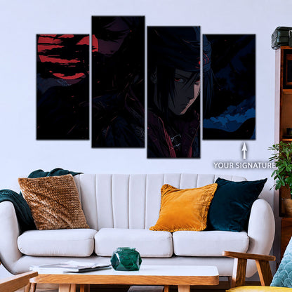 Naruto Canvas Wall Art - NA5049 - Sasuke Uchiha Nightfall
