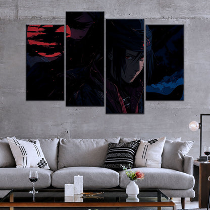 Naruto Canvas Wall Art - NA5049 - Sasuke Uchiha Nightfall