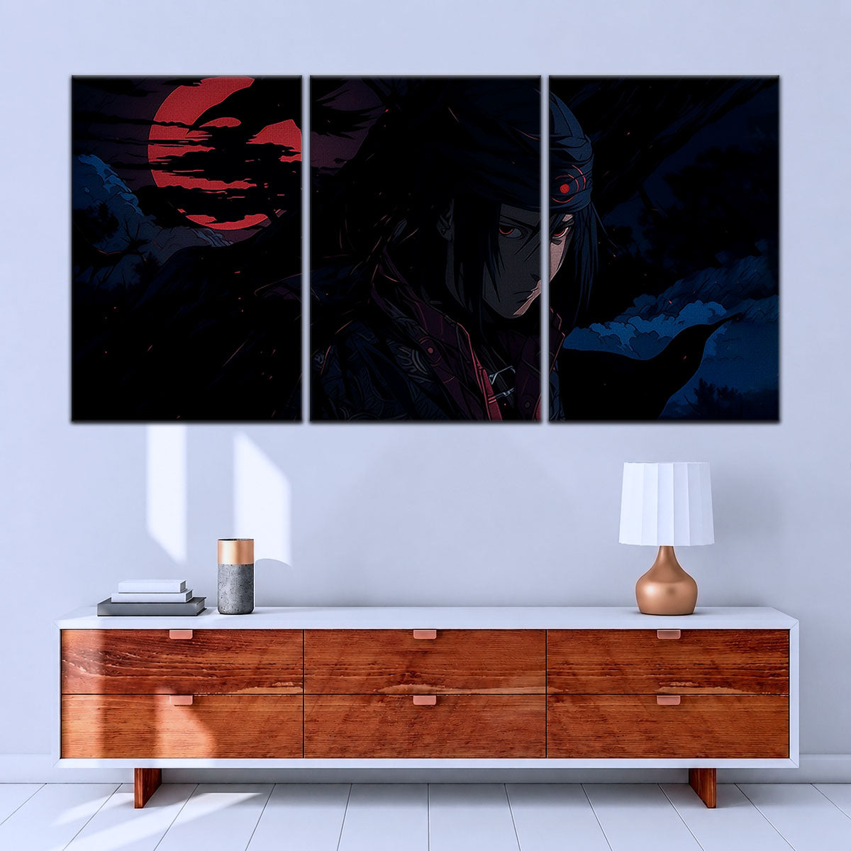 Naruto Canvas Wall Art - NA5049 - Sasuke Uchiha Nightfall