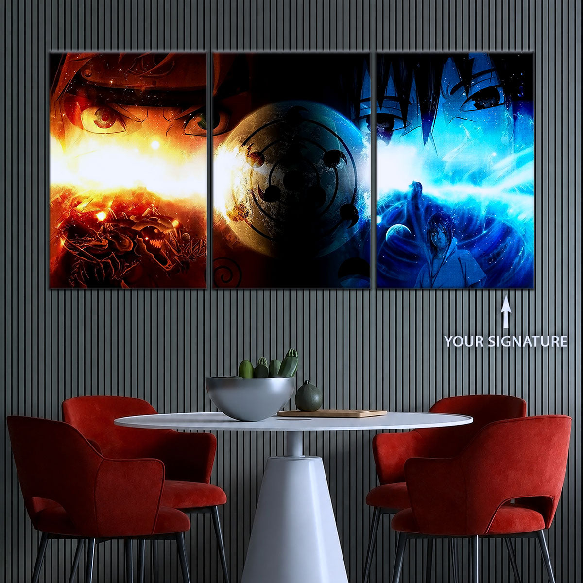 Naruto Canvas Wall Art - NA5050 - Naruto Uzumaki - Sasuke Uchiha