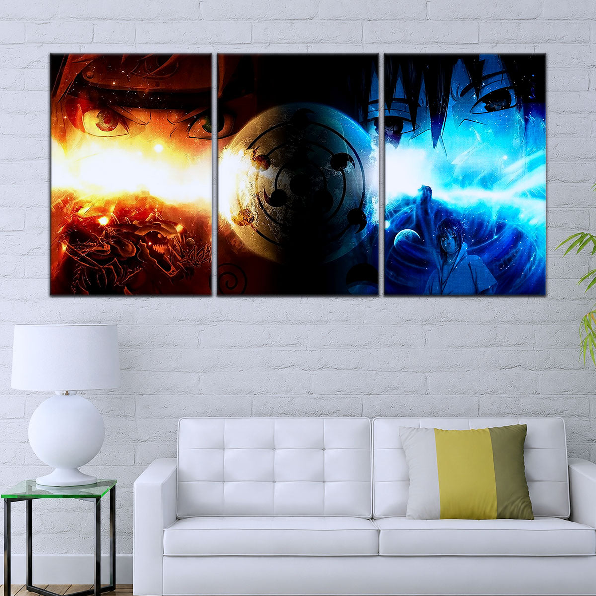 Naruto Canvas Wall Art - NA5050 - Naruto Uzumaki - Sasuke Uchiha