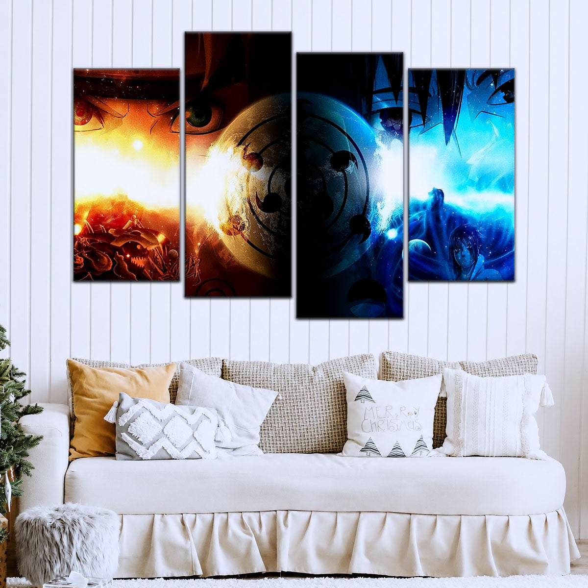 Naruto Canvas Wall Art - NA5050 - Naruto Uzumaki - Sasuke Uchiha