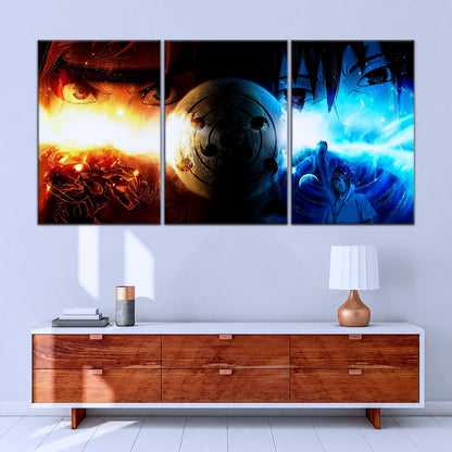 Naruto Canvas Wall Art - NA5050 - Naruto Uzumaki - Sasuke Uchiha