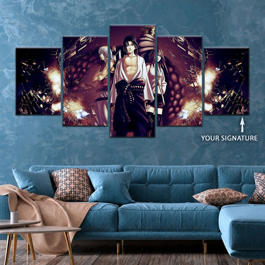 Naruto Canvas Wall Art - NA5054 - Suigetsu Hozuki Karin - Sasuke Uchiha