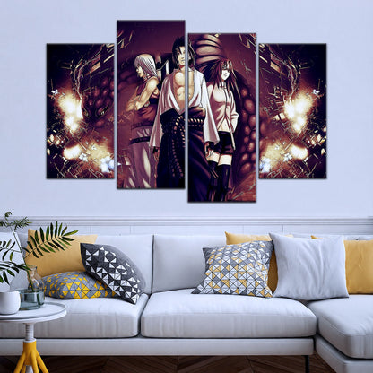 Naruto Canvas Wall Art - NA5054 - Suigetsu Hozuki Karin - Sasuke Uchiha
