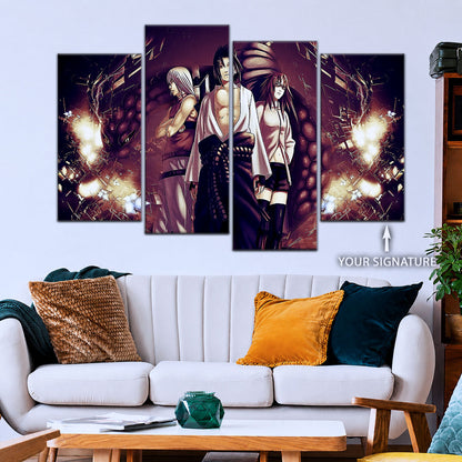 Naruto Canvas Wall Art - NA5054 - Suigetsu Hozuki Karin - Sasuke Uchiha