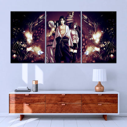 Naruto Canvas Wall Art - NA5054 - Suigetsu Hozuki Karin - Sasuke Uchiha