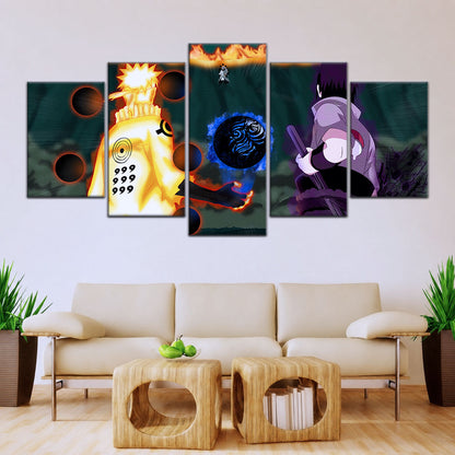 Naruto Canvas Wall Art - NA5056 - Naruto Uzumaki - Sasuke Uchiha
