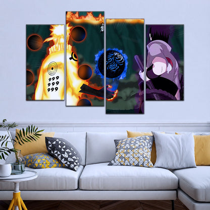 Naruto Canvas Wall Art - NA5056 - Naruto Uzumaki - Sasuke Uchiha