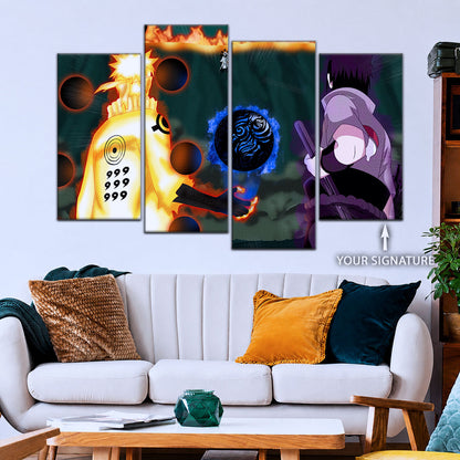 Naruto Canvas Wall Art - NA5056 - Naruto Uzumaki - Sasuke Uchiha