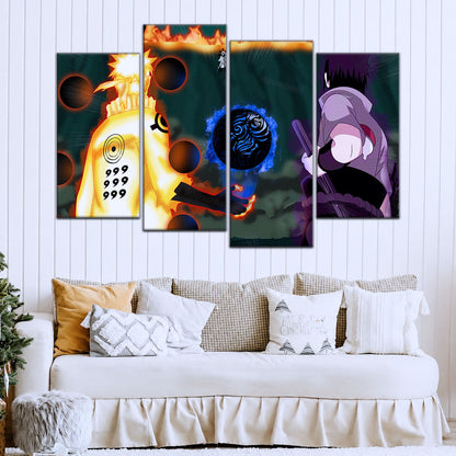 Naruto Canvas Wall Art - NA5056 - Naruto Uzumaki - Sasuke Uchiha