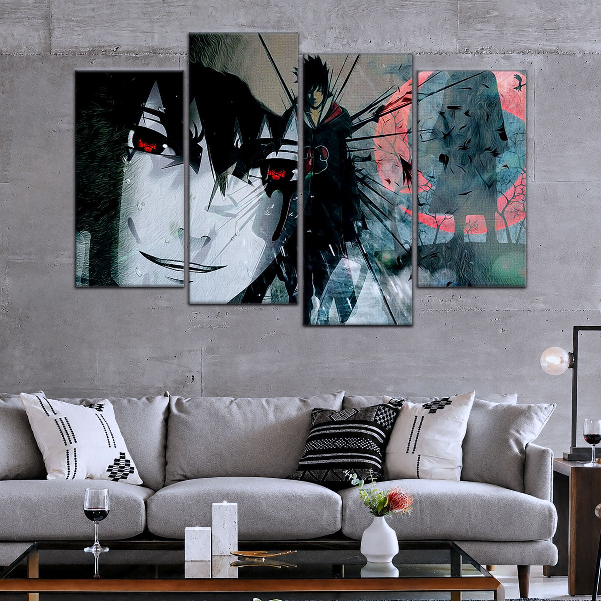 Naruto Canvas Wall Art - NA5057 - Sasuke Uchiha