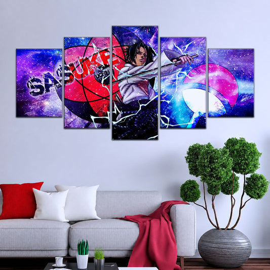 Naruto Canvas Wall Art - NA5058 - Epic Sasuke Uchiha - Naruto Power Unleashed