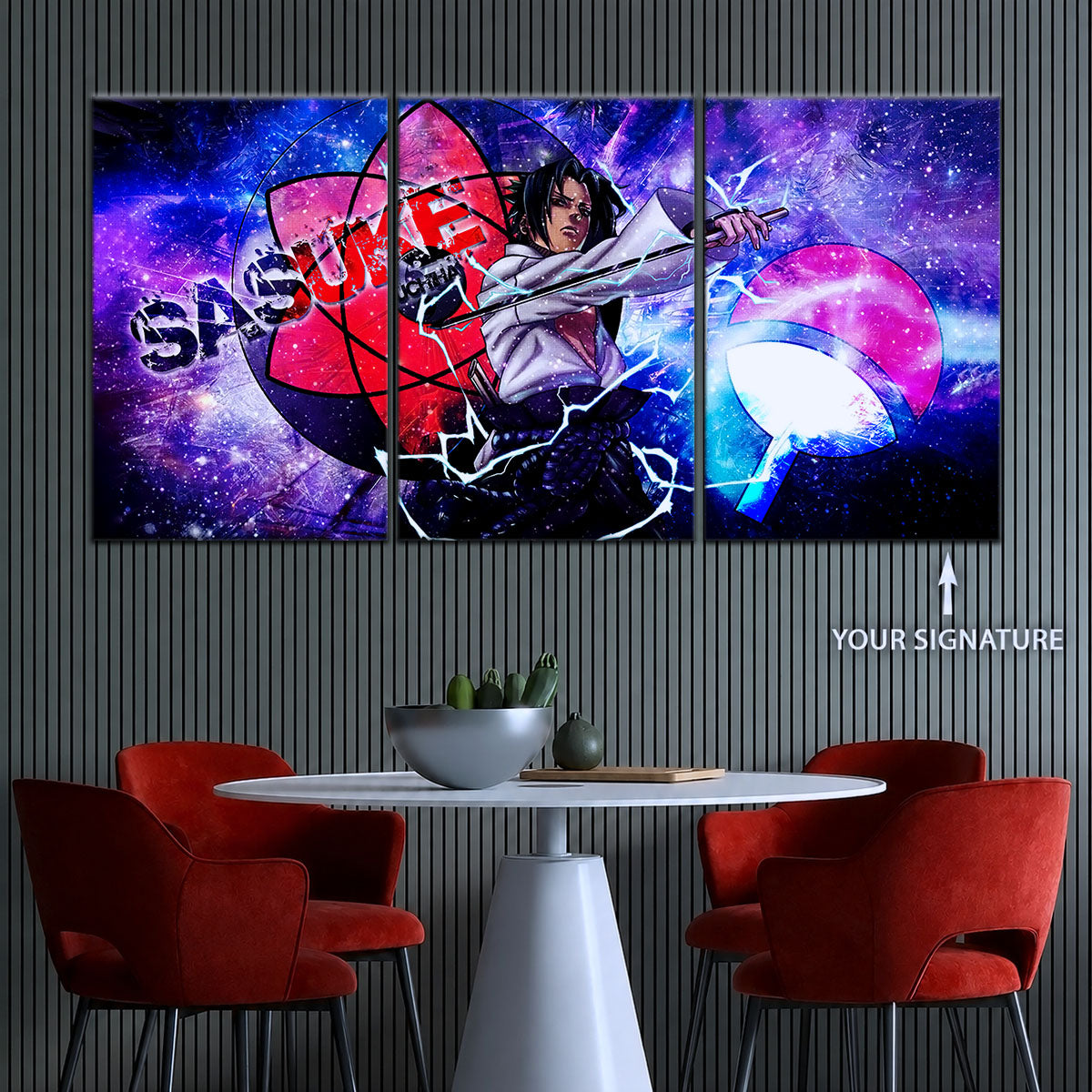 Naruto Canvas Wall Art - NA5058 - Epic Sasuke Uchiha - Naruto Power Unleashed