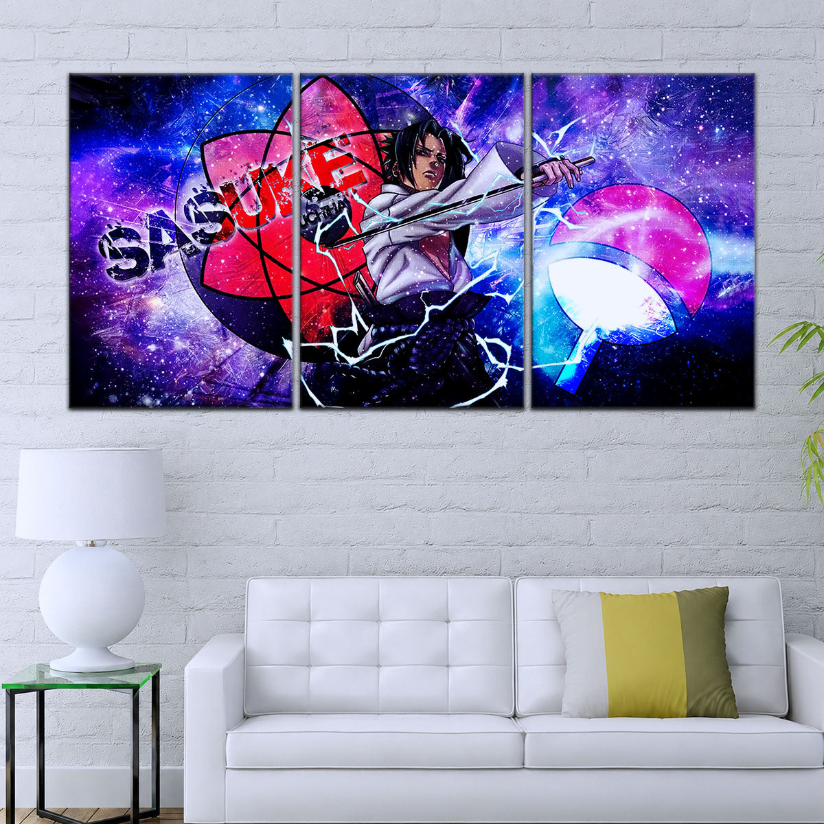 Naruto Canvas Wall Art - NA5058 - Epic Sasuke Uchiha - Naruto Power Unleashed