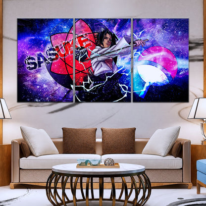 Naruto Canvas Wall Art - NA5058 - Epic Sasuke Uchiha - Naruto Power Unleashed