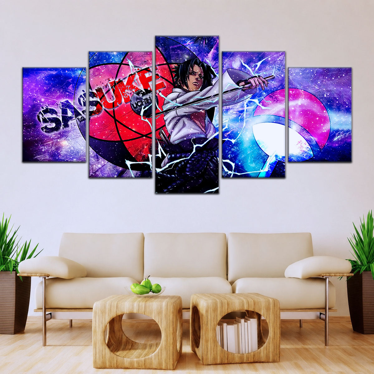 Naruto Canvas Wall Art - NA5058 - Epic Sasuke Uchiha - Naruto Power Unleashed