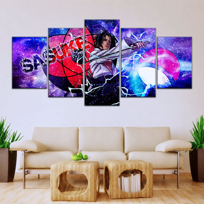 Naruto Canvas Wall Art - NA5058 - Epic Sasuke Uchiha - Naruto Power Unleashed