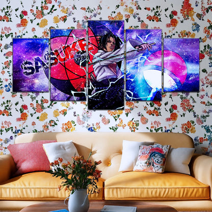 Naruto Canvas Wall Art - NA5058 - Epic Sasuke Uchiha - Naruto Power Unleashed