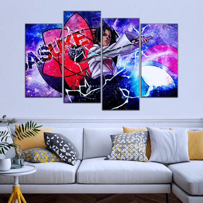 Naruto Canvas Wall Art - NA5058 - Epic Sasuke Uchiha - Naruto Power Unleashed