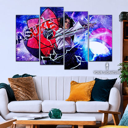 Naruto Canvas Wall Art - NA5058 - Epic Sasuke Uchiha - Naruto Power Unleashed