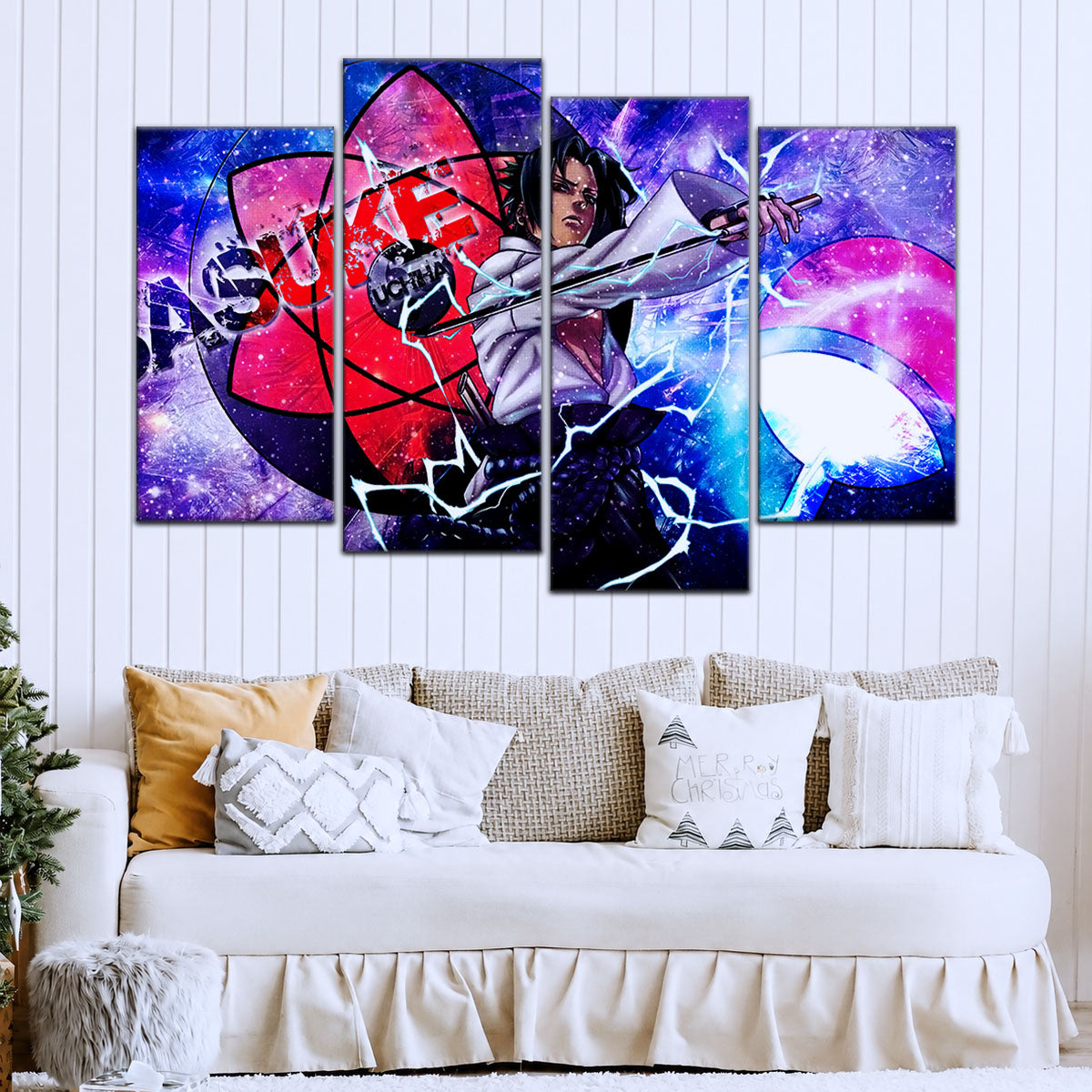 Naruto Canvas Wall Art - NA5058 - Epic Sasuke Uchiha - Naruto Power Unleashed